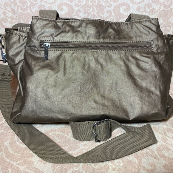 Kipling Metallic Pewter Elysia Bag - Picture 6 of 16